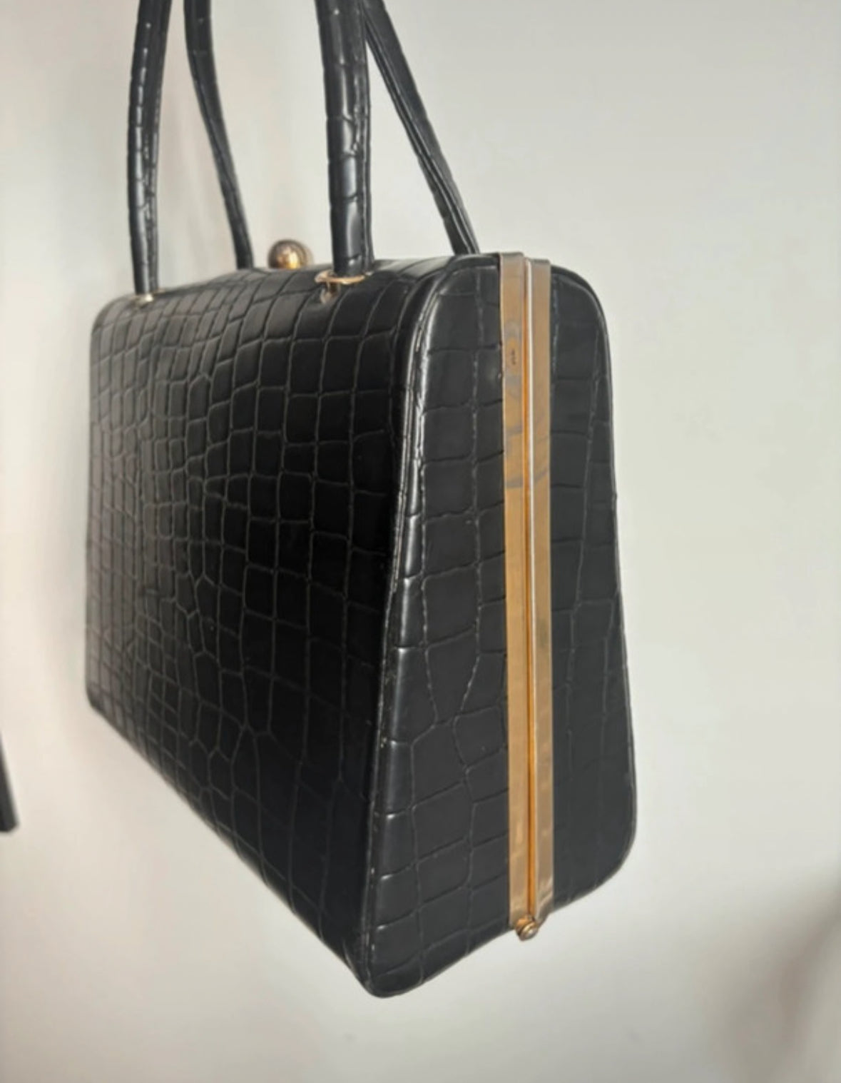 Vintažinė Gianni Versace juoda rankinė