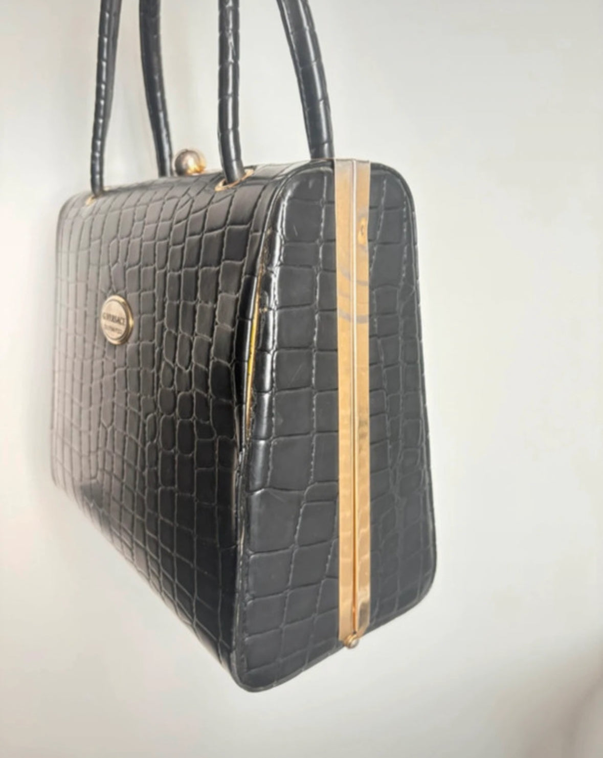 Vintažinė Gianni Versace juoda rankinė